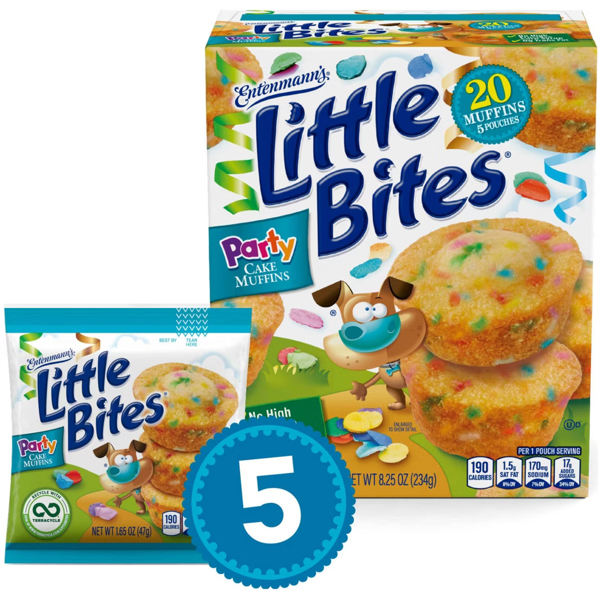 Entenmann's Little Bites Party Cake Muffins - 8.25oz | Target