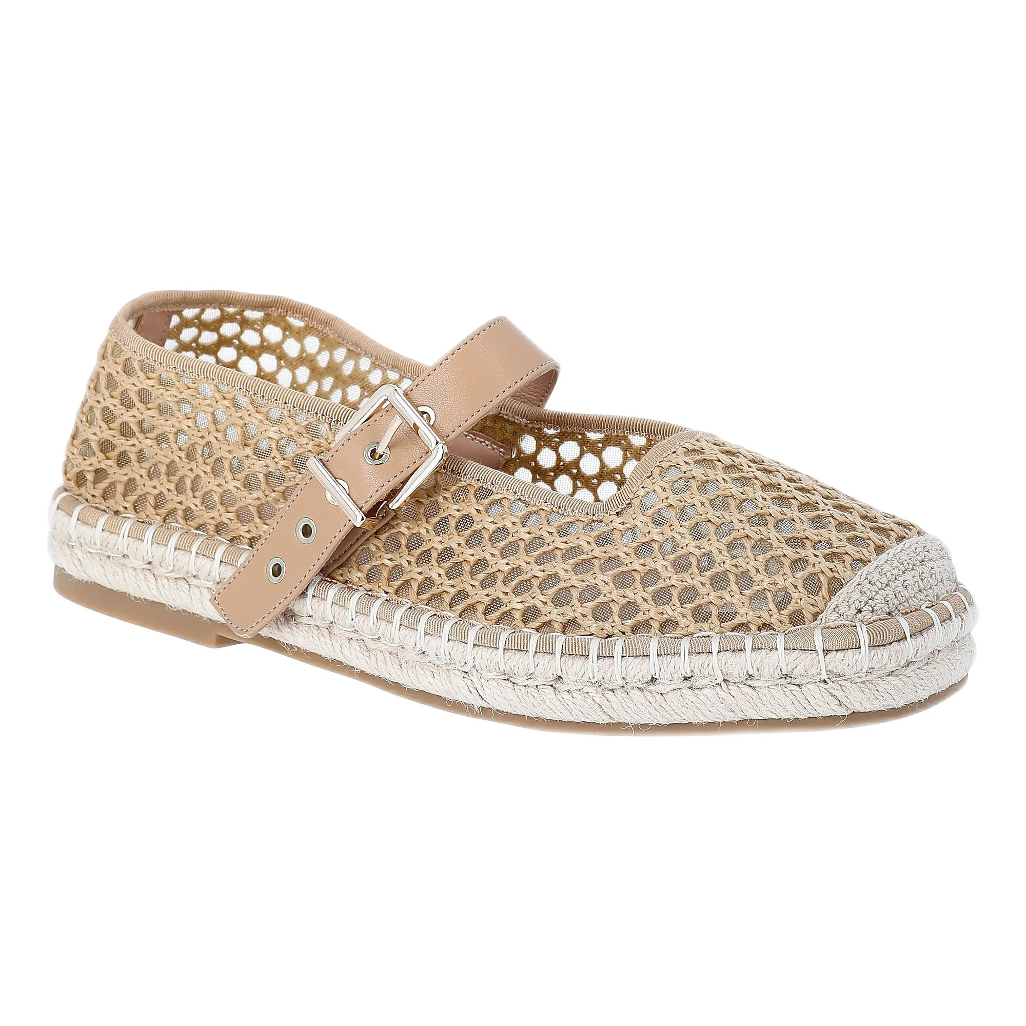 Time and Tru Women's Espadrille Mary Jane Flats | Walmart (US)
