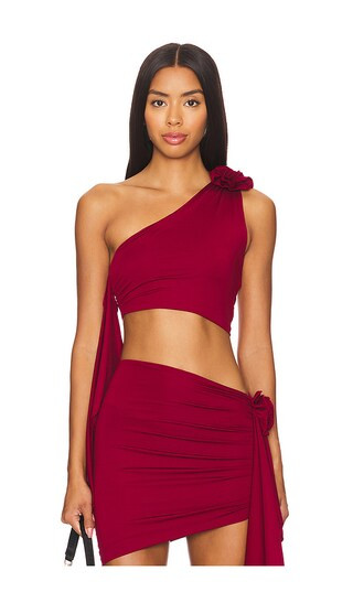 Cordelia Top in Oxblood | Revolve Clothing (Global)