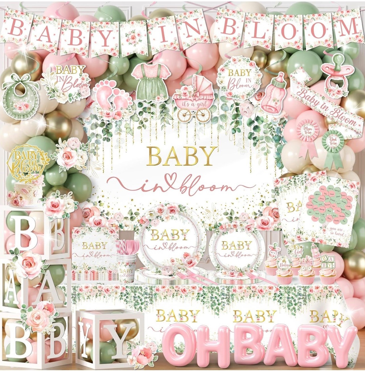 Baby in bloom baby shower decor floral baby shower decor baby shower decorations 

#LTKmomlife #LTKBump #LTKBaby

#LTKKids #LTKBaby #LTKBump