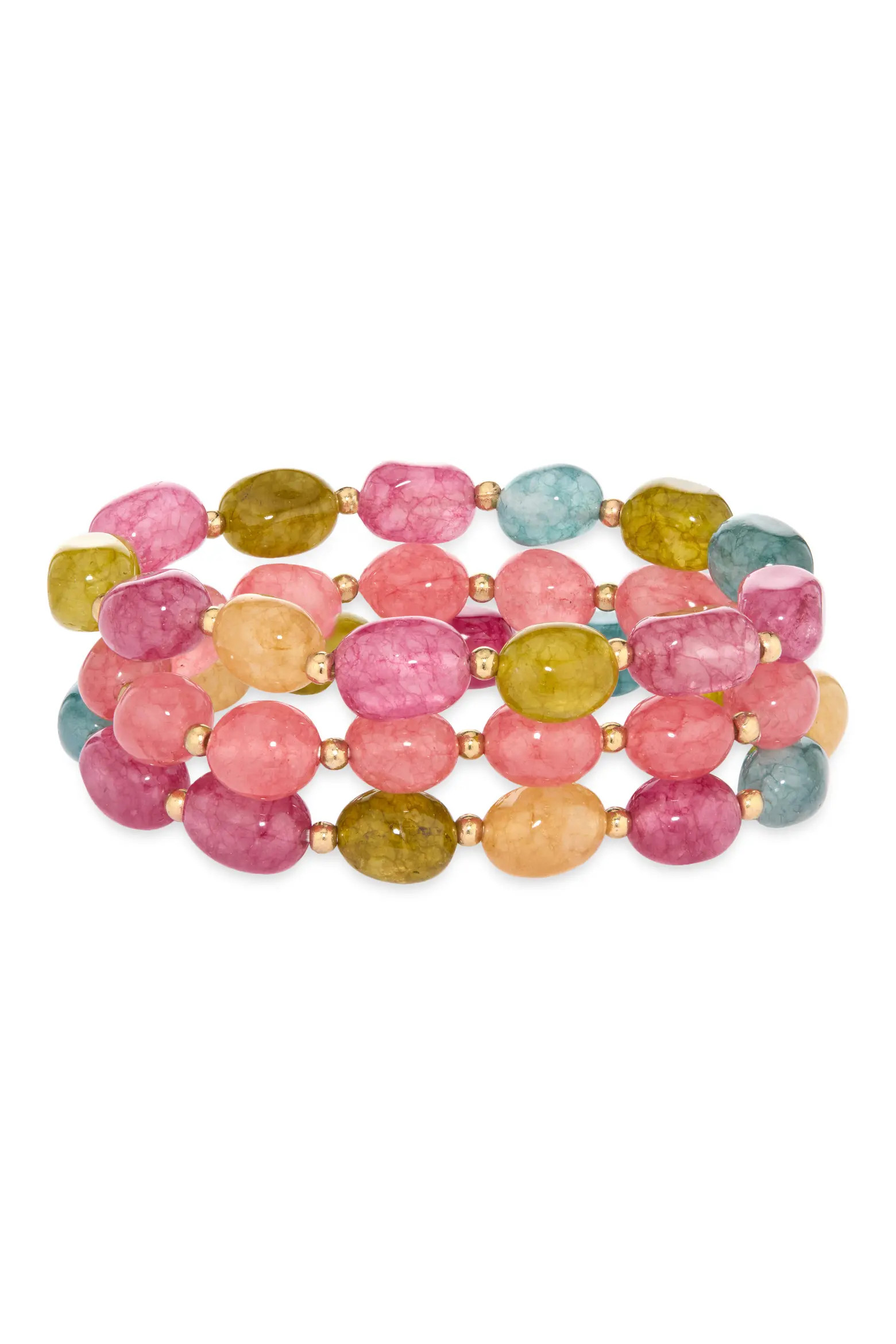 Set of 3 Beaded Stretch Bracelets (Women) | Nordstromrack | Nordstrom Rack