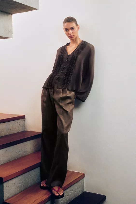 BLUSE MIT VOLANTS | Zara DE