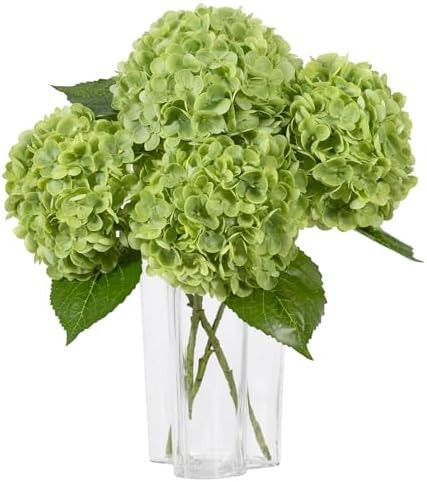 DuHouse 3Pcs Large Hydrangea Artificial Flowers,20 inch Latex Real Touch Hydrangeas Lifelike Hydr... | Amazon (US)