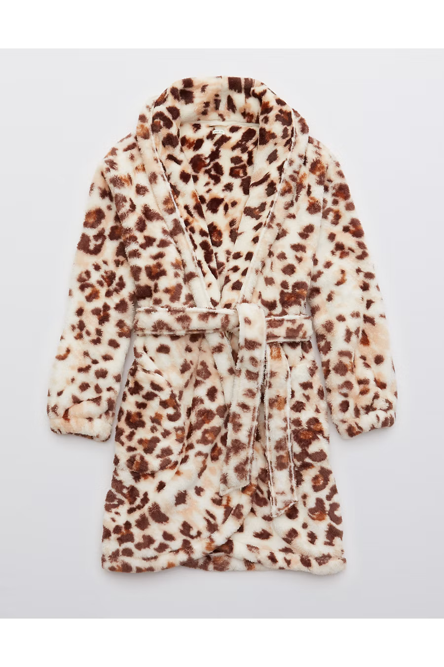 Aerie Sherpa Robe Women's Natural M | American Eagle Outfitters (US & CA)