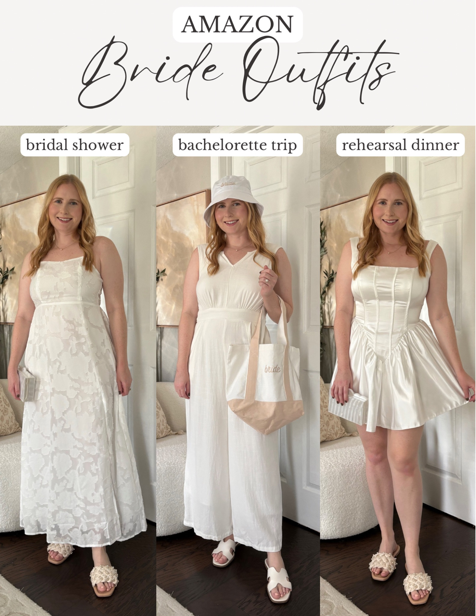 bride, bride outfit, bride outfit ideas, bride ootd, robe, white robe, getting ready outfit, fuzzy robe, fuzzy slippers, bridal, bride robe, amazon, amazon robe, amazon slippers, amazon bride, day of wedding, wedding, 2024 bride, destination wedding, destination bride

#LTKWedding #LTKParties #LTKSeasonal