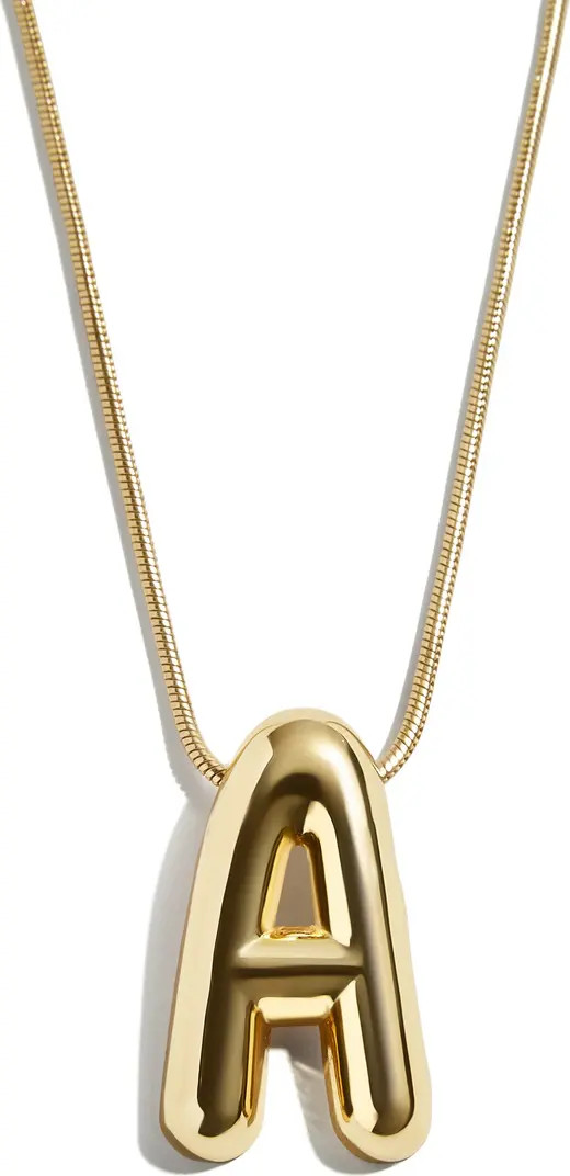 BaubleBar Bubble Initial Pendant Necklace | Nordstrom | Nordstrom