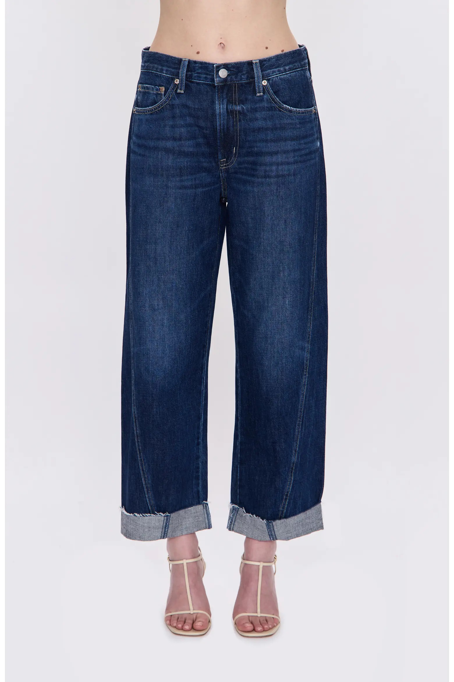 Kacey Cuffed High Waist Boyfriend Jeans (Women) | Nordstrom | Nordstrom