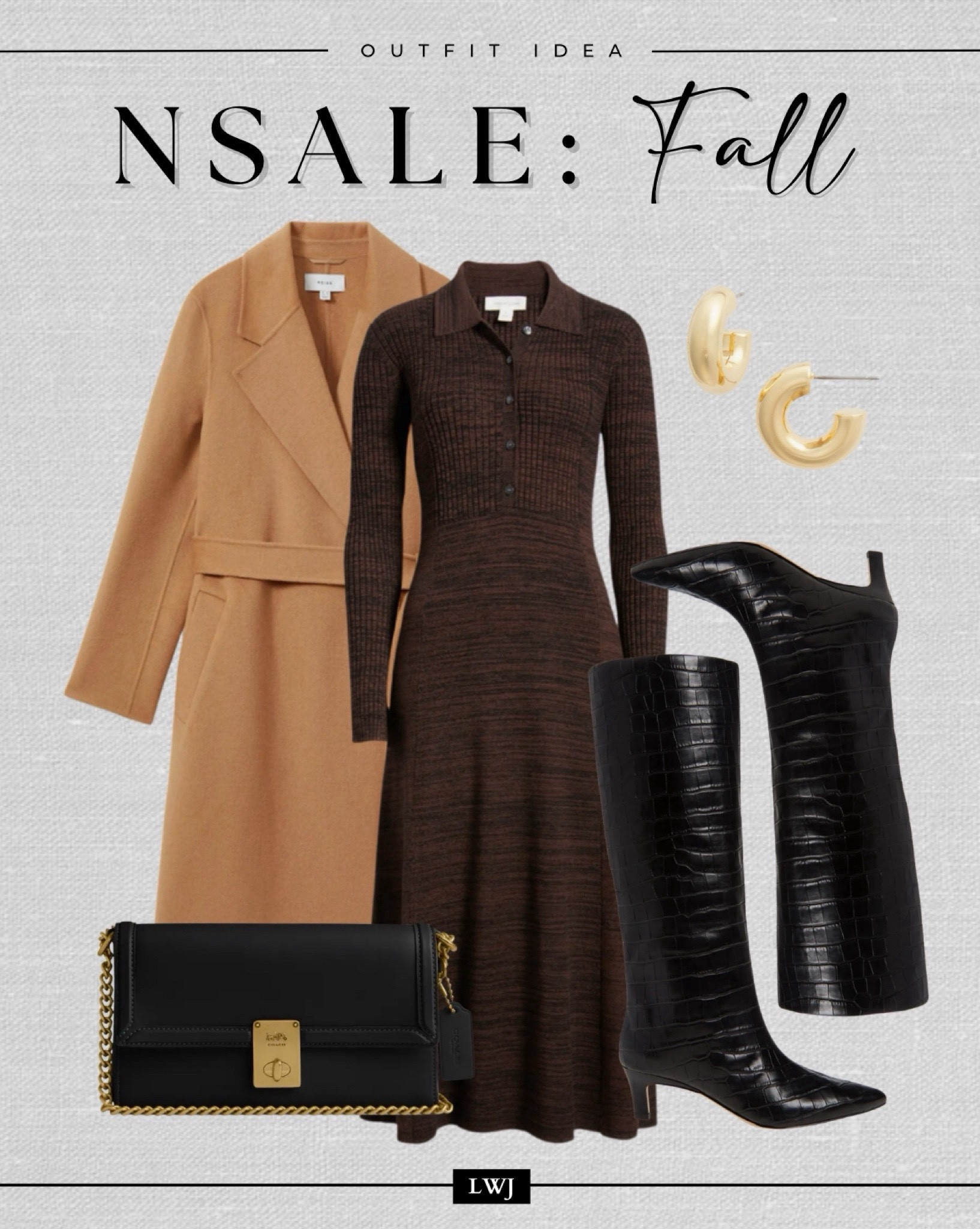 Fall outfit styling nsale pieces // Nordstrom anniversary sale / fall style / coat / sweater dress / maxi dress / coach purse / knee high boots 

#LTKxNSale #LTKStyleTip