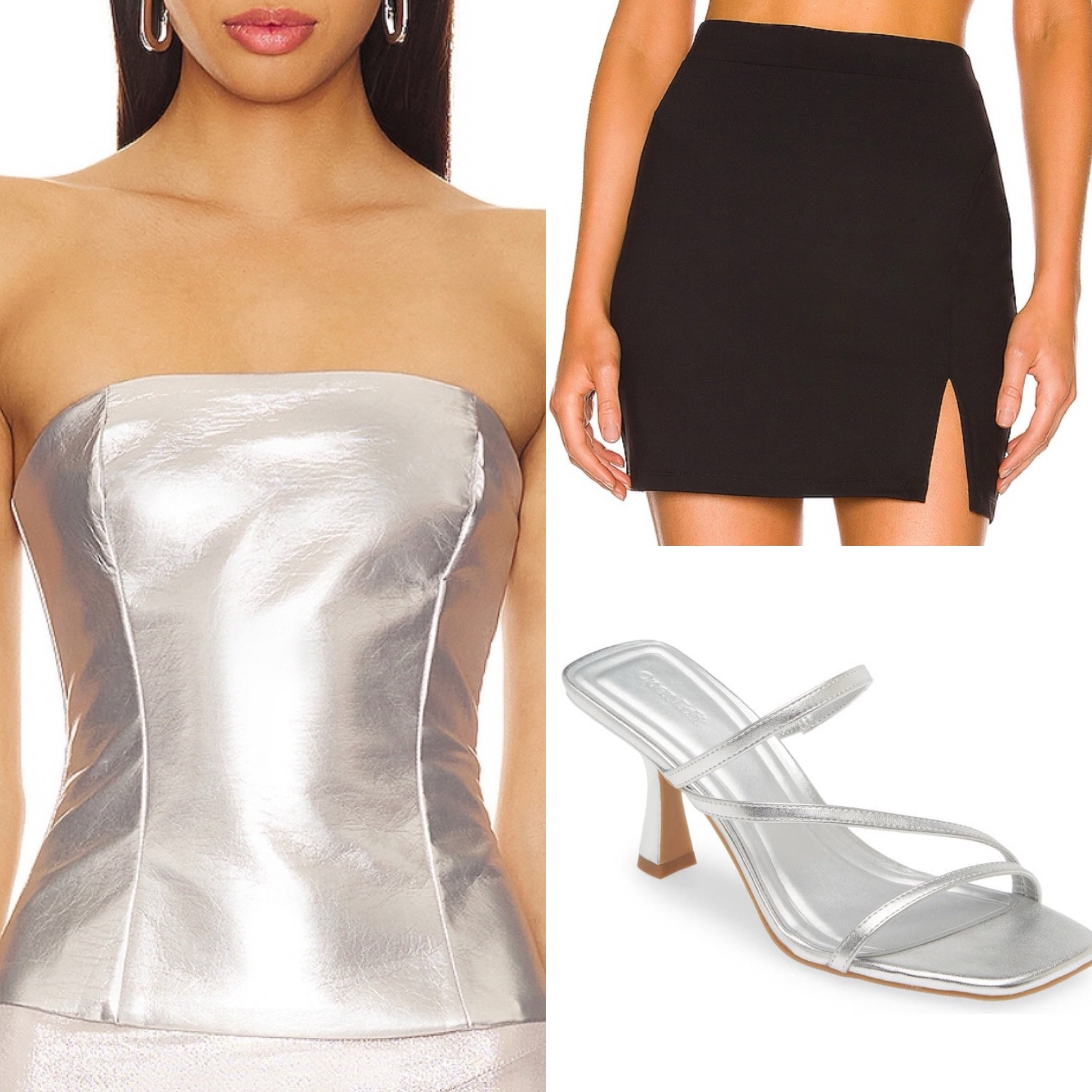 Silver everything date night. 

#LTKfindsunder100 #LTKstyletip #LTKSpringSale