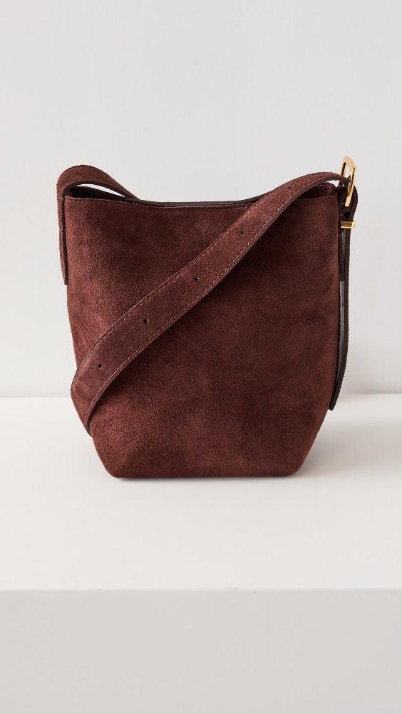 Madewell The Essential Mini Bucket Tote in Suede | Shopbop | Shopbop