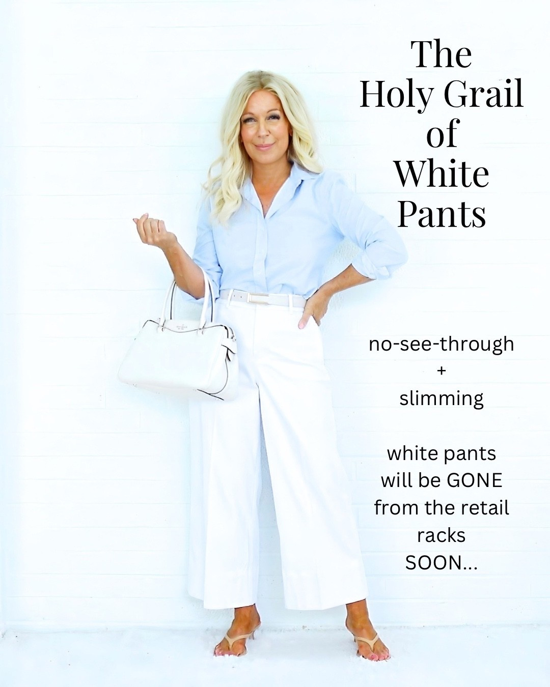 ⏳ Don't wait until you need them...

By then, they may already be gone.

☀️ It's still summer.

🍂 But retailers are clearing out summer inventory to make room for fall.

That means these wardrobe essentials are selling out now.

✨ If you want to stay cool, polished, and effortlessly chic through August...

These are the 10 pieces I'd buy before they disappear.

Each one mixes with the others to create countless outfits.

💬 grab these pieces...

Before they're gone for the season.

#LTKSeasonal #LTKOver40 #LTKPetite
