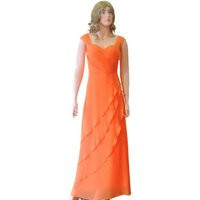 Orange Bridesmaid Dress. Prom Maxi | Etsy (US)