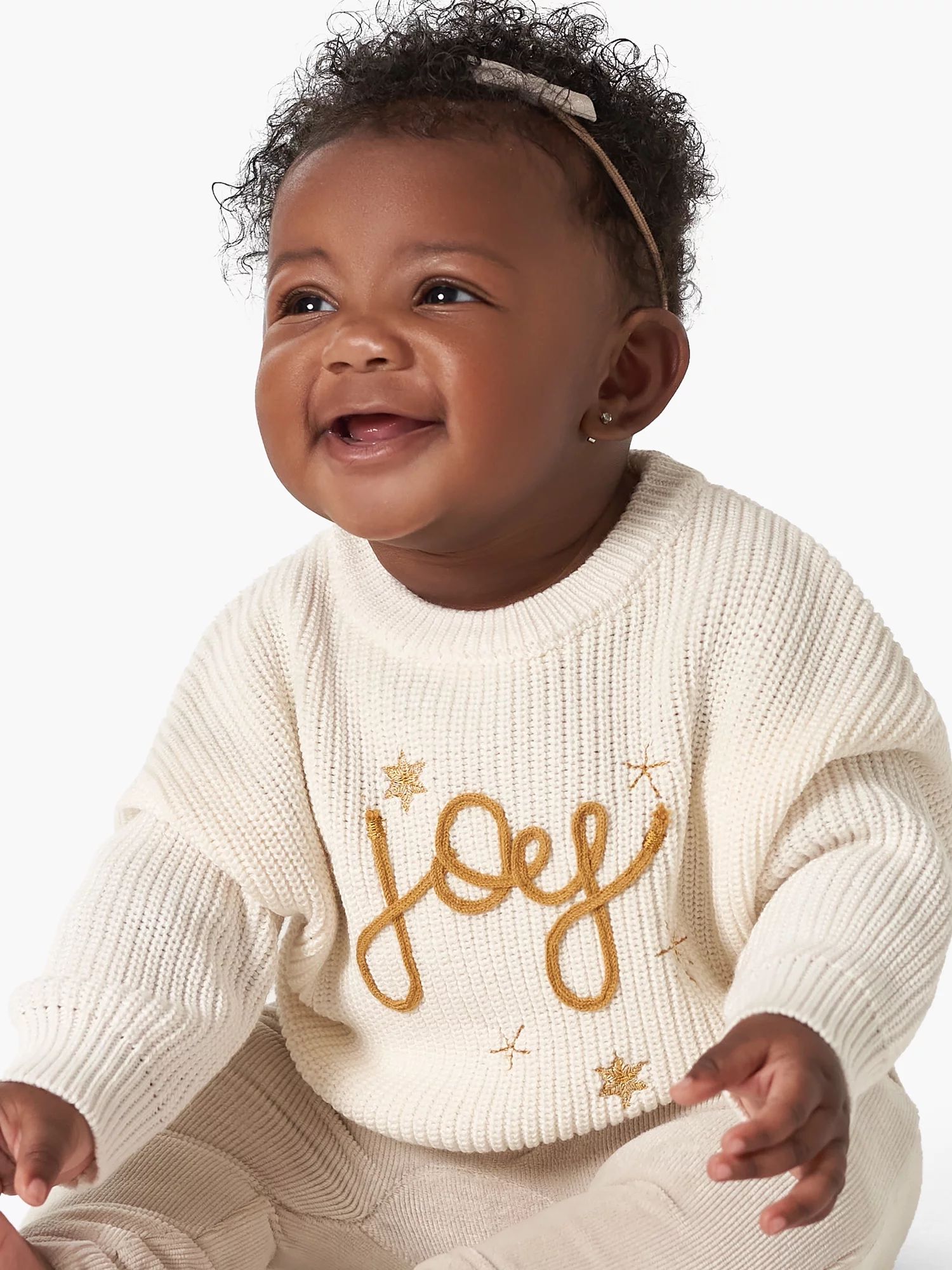 Modern Moments By Gerber Baby Girl Matching Sister Sweater, Sizes 0/3M-18M | Walmart (US)
