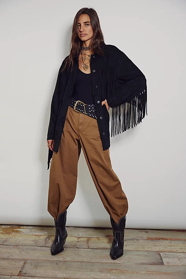 We The Free Fringe Out Vegan Suede Jacket | Free People (Global - UK&FR Excluded)