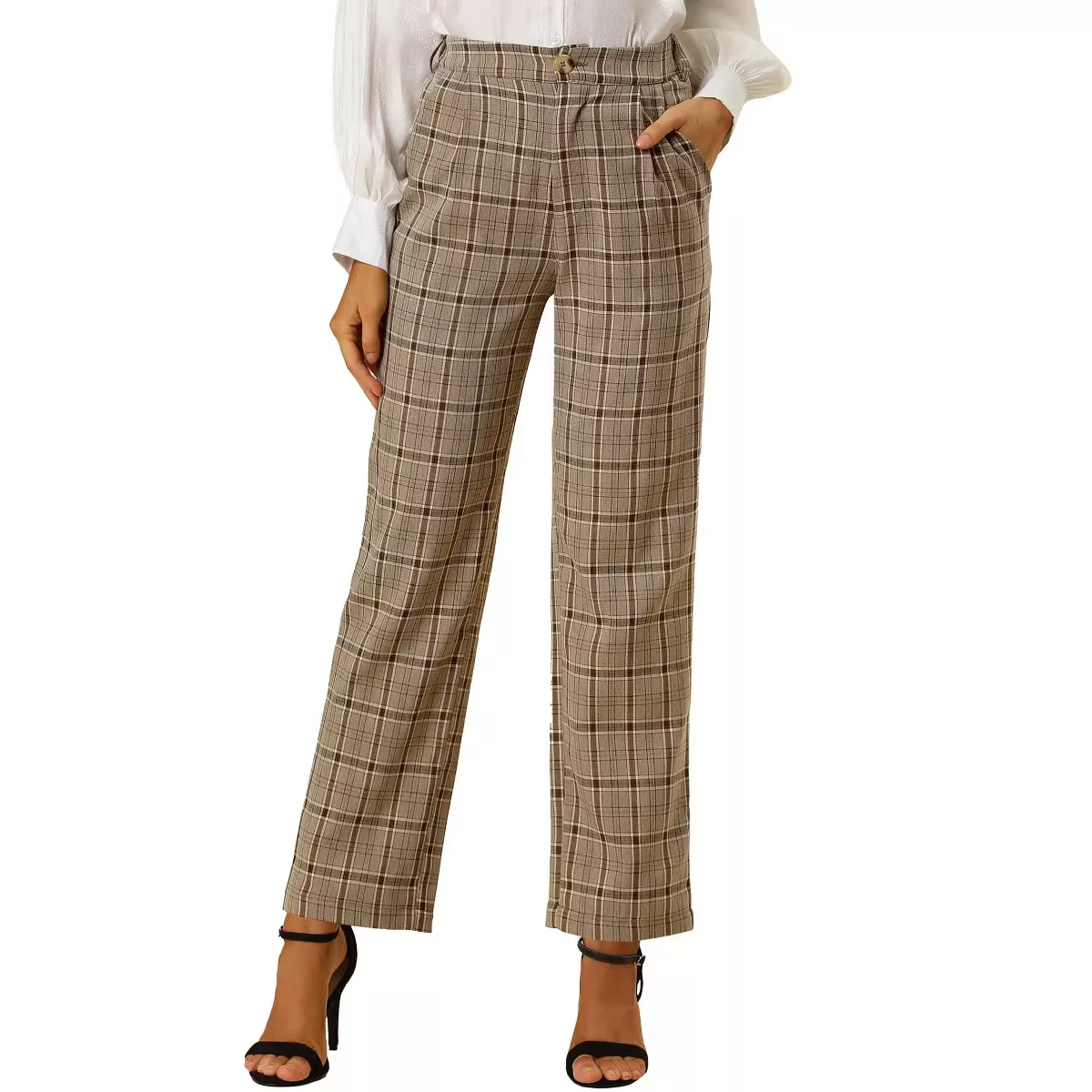 Allegra K High Rise Palazzo Pants