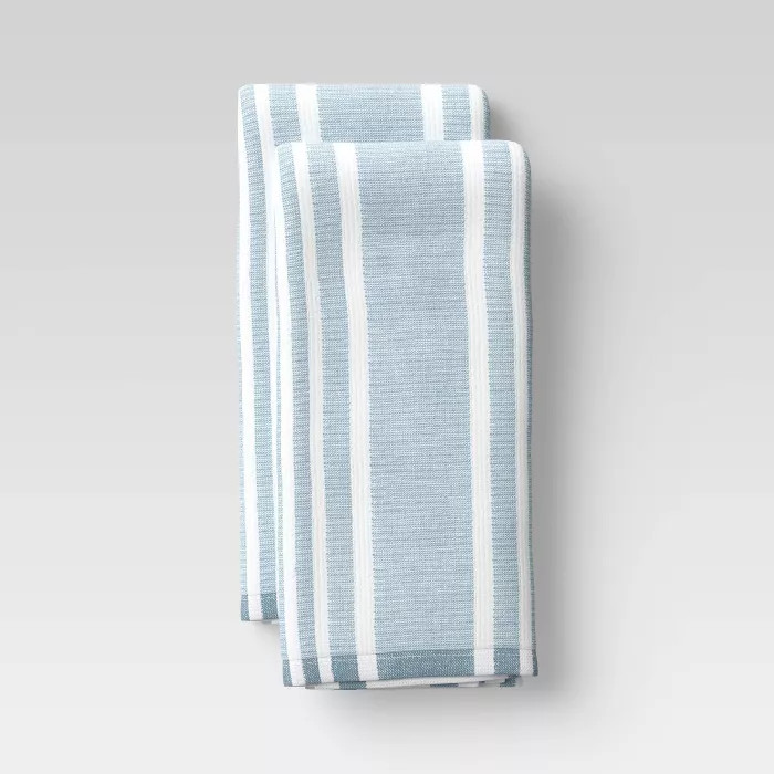 2pk Cotton Striped Terry Kitchen Towels - Threshold™ | Target