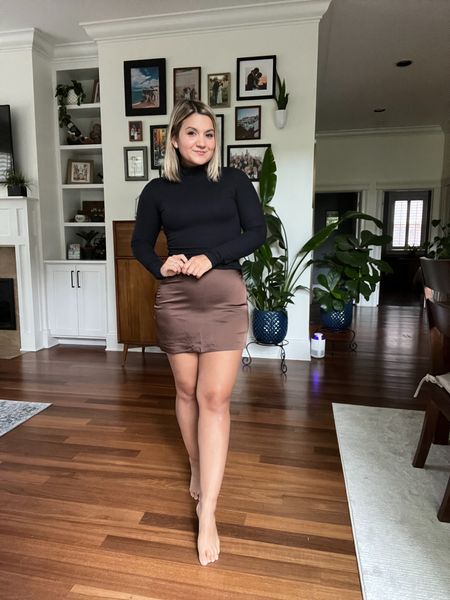 This satin skort showed every imperfection on me but I’ve seen it look great on others so still linking it 😂I tried a small. Use code AFLTK for 25% off!

#LTKunder100 #LTKsalealert