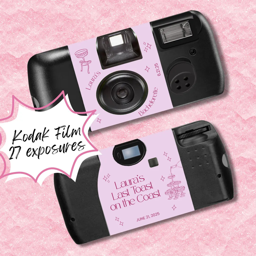 Bachelorette Camera Party Favors Bachelorette Disposable Cameras Bachelorette Party Favors Last T... | Etsy (US)