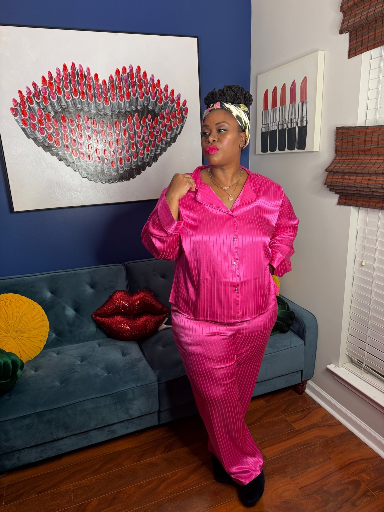 Pajama Party Ready 💕 Kohl’s Had The Perfect Pink Pajamas — Full Of Pretty And Personality ✨

Outfit Deets

Pajamas: @kohls
Slippers (Mules): @nike
Scarf: @tjmaxx

#PajamaParty #PinkPajamas #PrettyInPink #CozyVibes #LoungewearStyle

#LTKootd #LTKPlusSize #LTKOver40