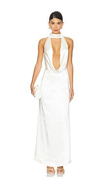 ELLIATT Faith Maxi Dress in Cream from Revolve.com | Revolve Clothing (Global)