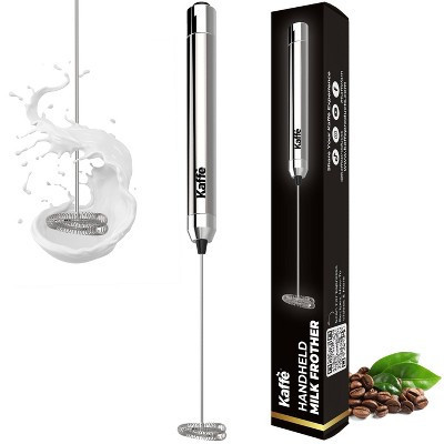 Kaffe Handheld Milk Frother - Stainless Steel - Battery Operated | Target