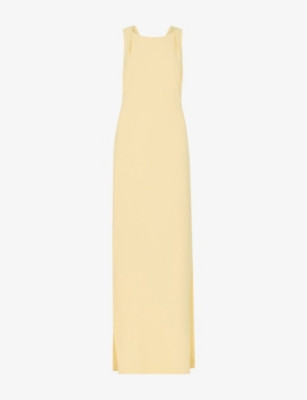 Sleeveless Tie-Back Stretch-Woven Maxi Dress | Selfridges