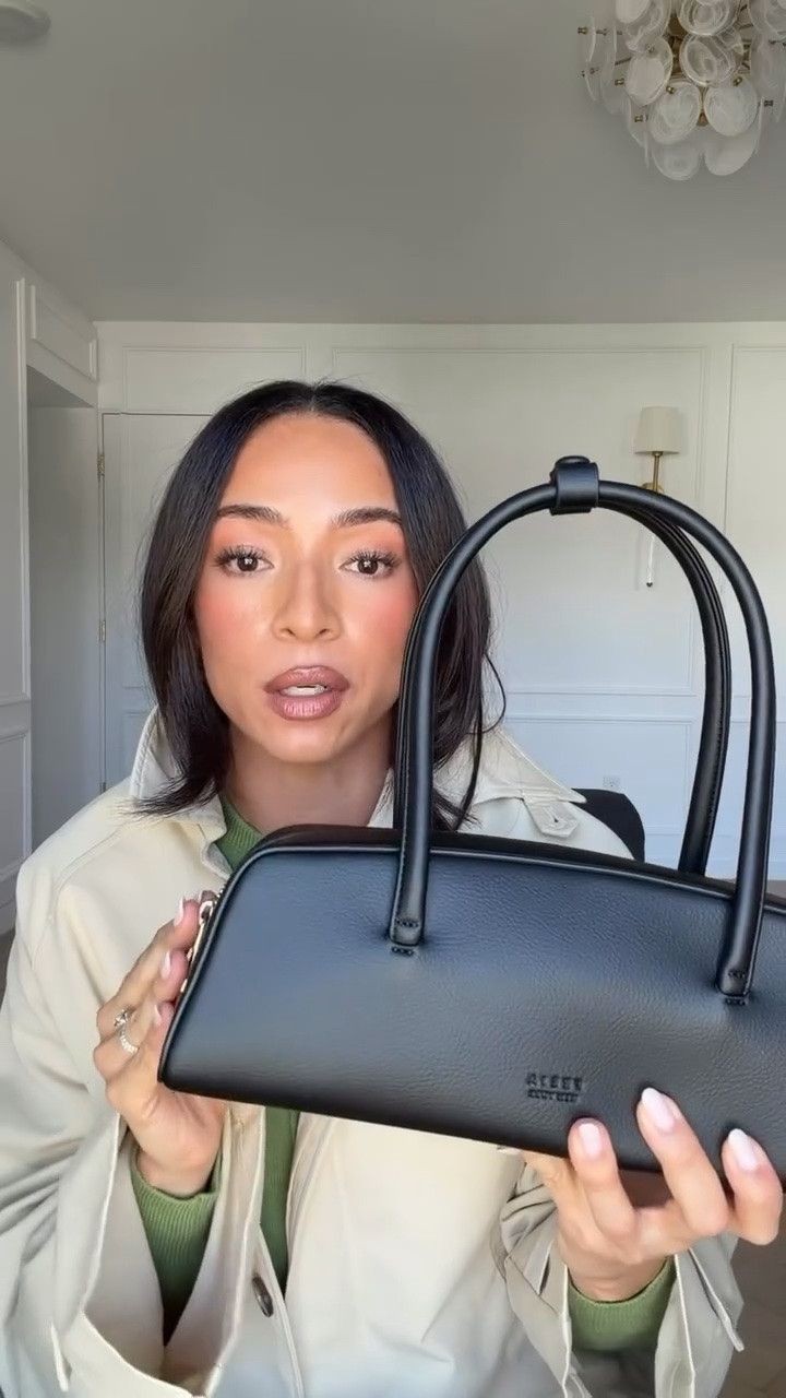 the fall bag every woman needs 🖤 the perfect everyday bag and it’s under $300! Wearing size M cardigan and size S cropped trench coat

#LTKSeasonal