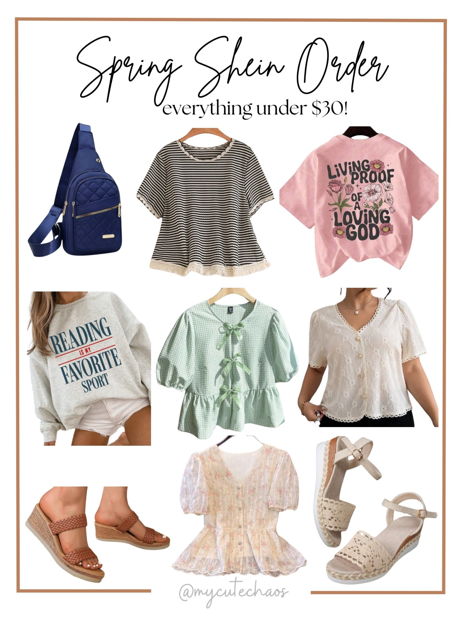 Spring style shein haul! 
So many cute pieces! 
Spring tops, spring shirt, spring shoes, sandals, heels, espadrille wedges, spring sandals, vacation outfit, crossbody bag, crossbody purse, travel purse

#LTKMidsize #LTKTravel