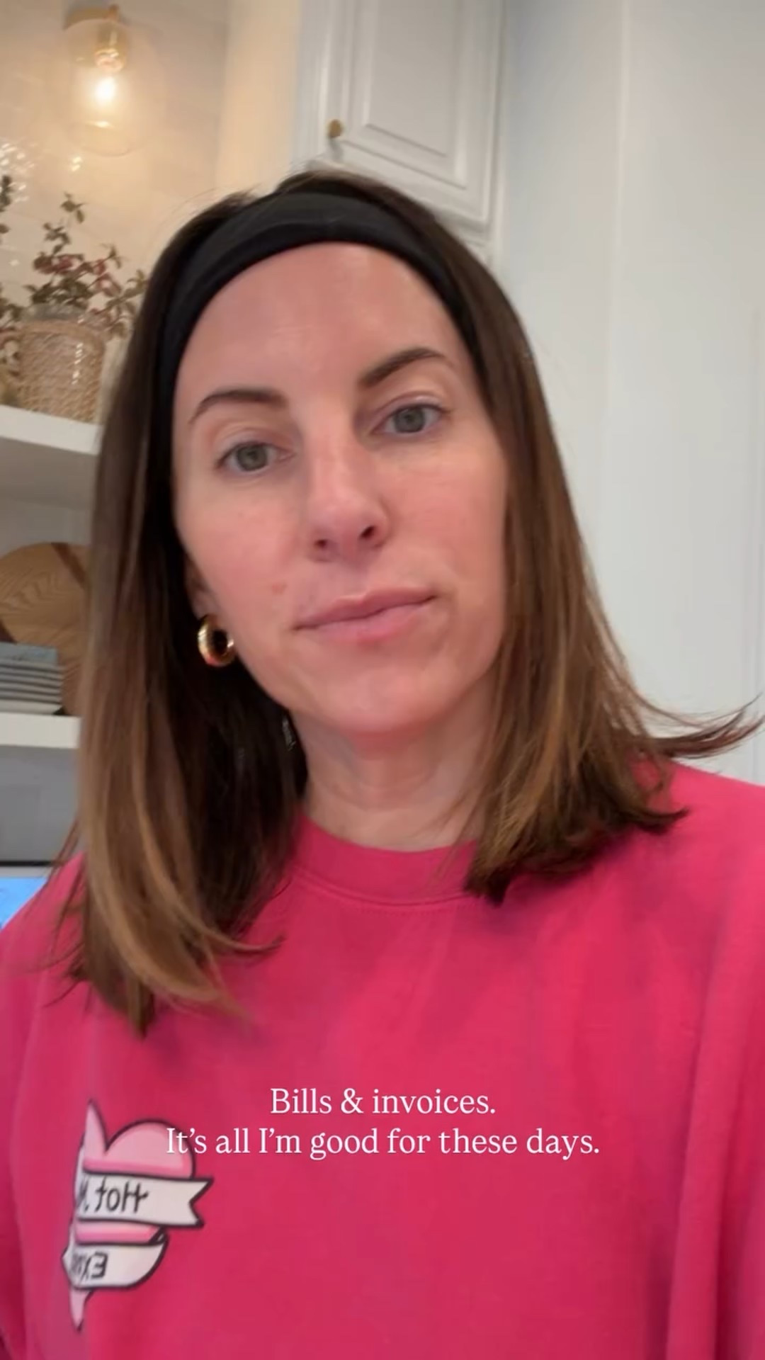 Bills & invoices.
It’s all I’m good for these days.