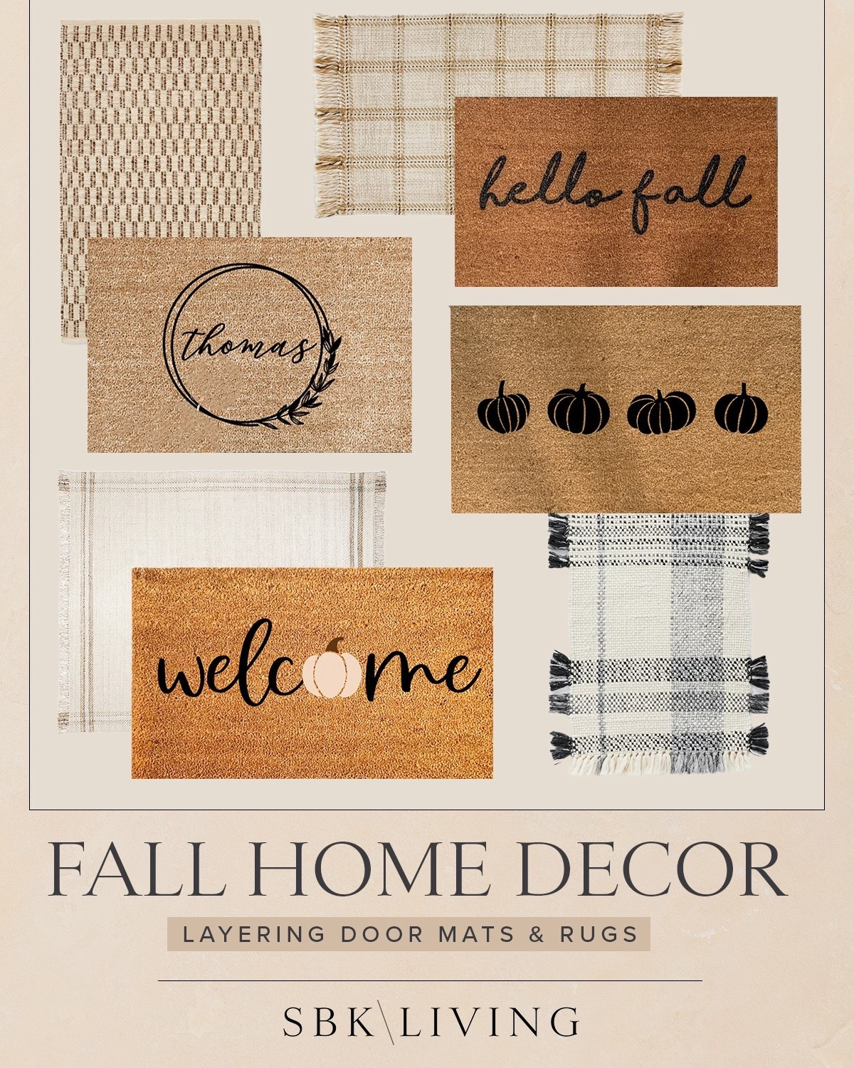 Fall layering door mats 🎃

Home decor
Porch
Autumn 

#LTKautumn #LTKHome