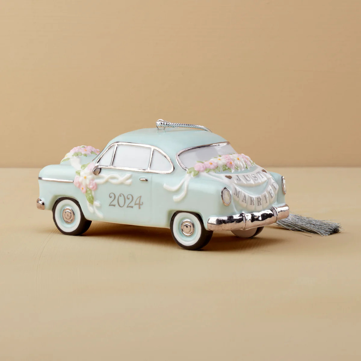 2024 Just Married Vintage Car Ornament | Lenox