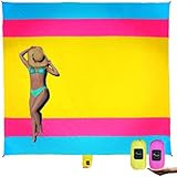 Famiry Sand Free Beach Blanket, Extra Large 10 x 9 Feet Size, Durable & Compact Beach Outdoor Mat... | Amazon (US)
