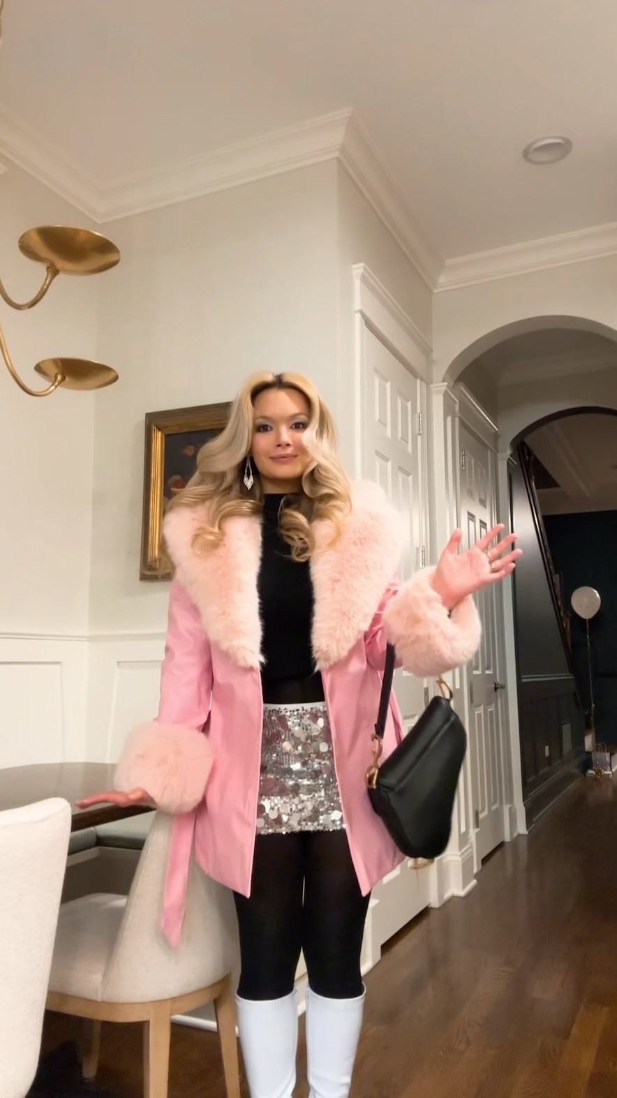 HAPPY NEW YEAR!!!! My New Year’s Eve OOTN💖✨ It was SO cold in Chicago, but I loooved layering w some sparkle!🥰

#LTKstyletip #LTKVideo #LTKU