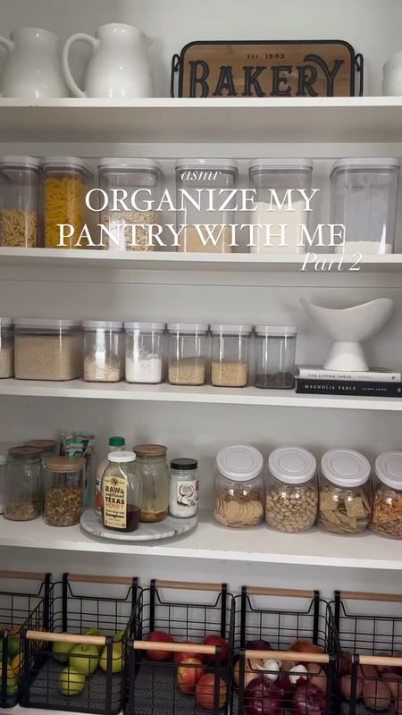 Organizing my pantry pt2! Linked below⬇️

#LTKStyleTip #LTKSeasonal #LTKHome