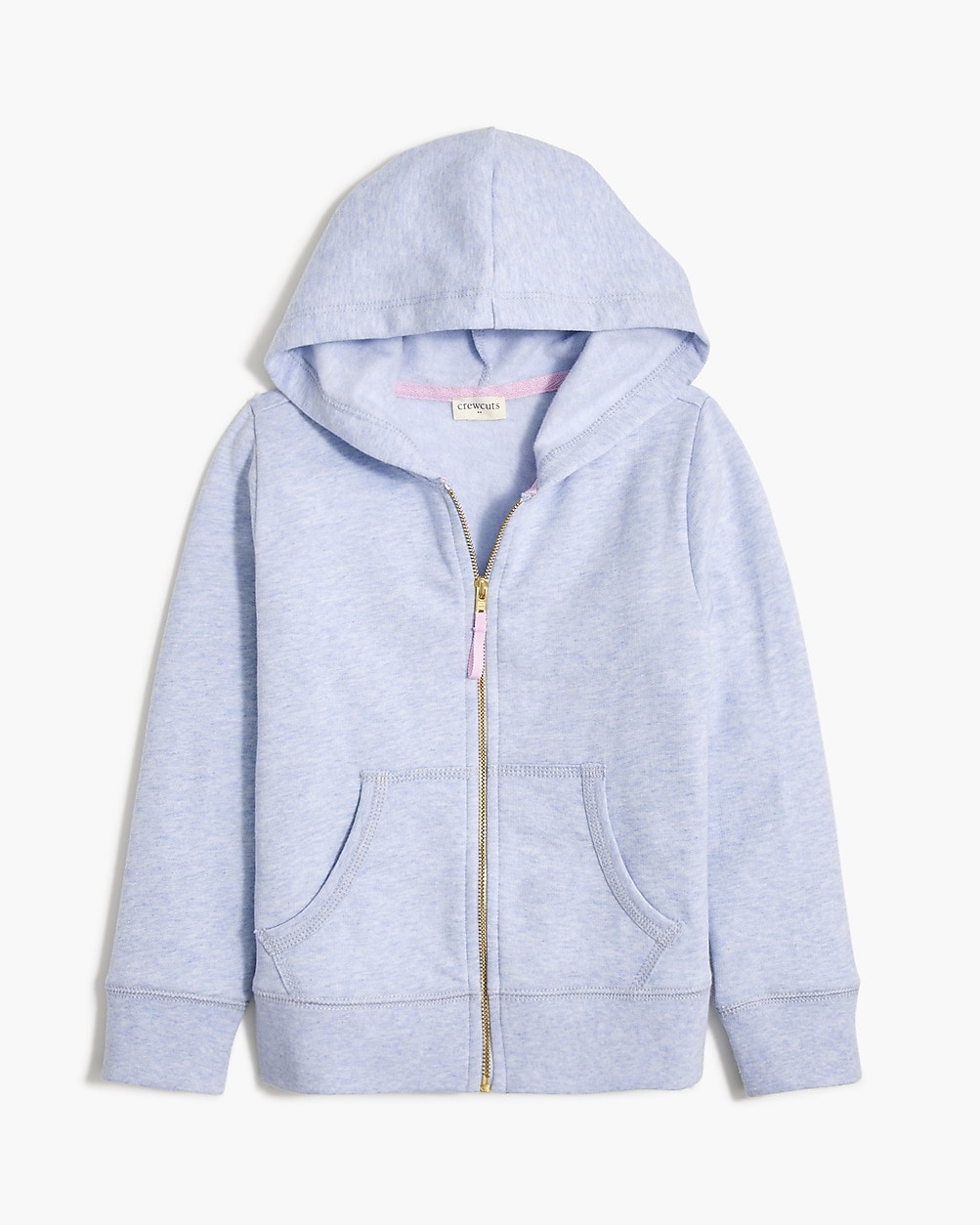 Girls' full-zip cotton-blend hoodie | J.Crew Factory