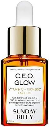 Amazon.com: Sunday Riley C.E.O. Glow Vitamin C & Turmeric Face Oil, 0.5 Fl Oz : Clothing, Shoes &... | Amazon (US)