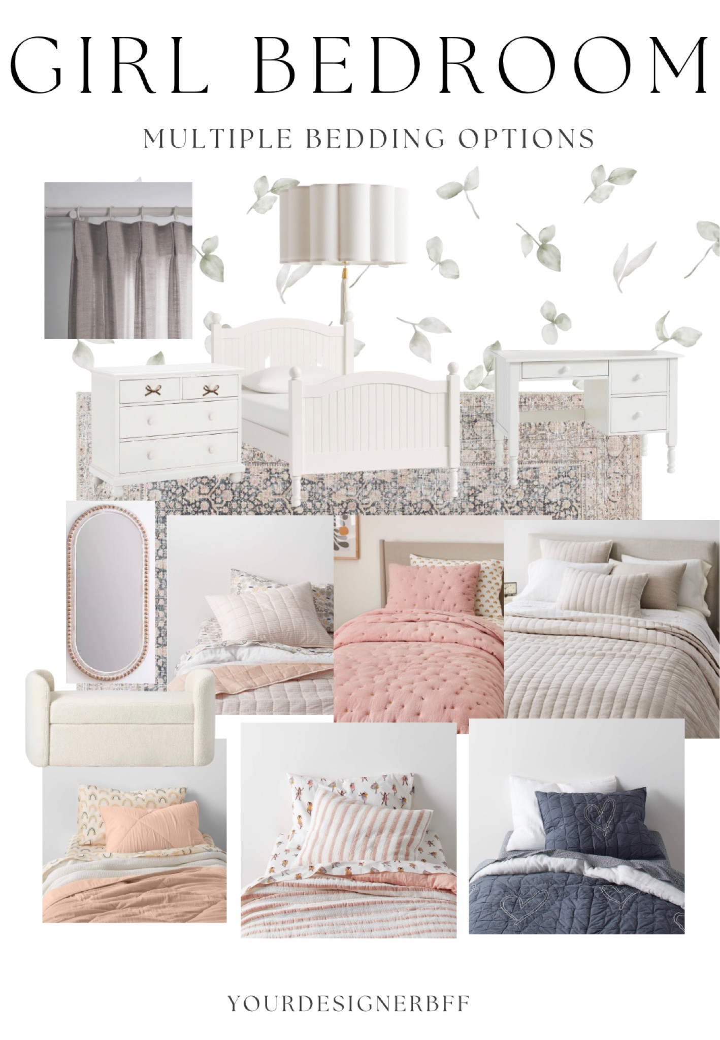 Girls bedroom and bedding 

#LTKbaby #LTKhome #LTKkids