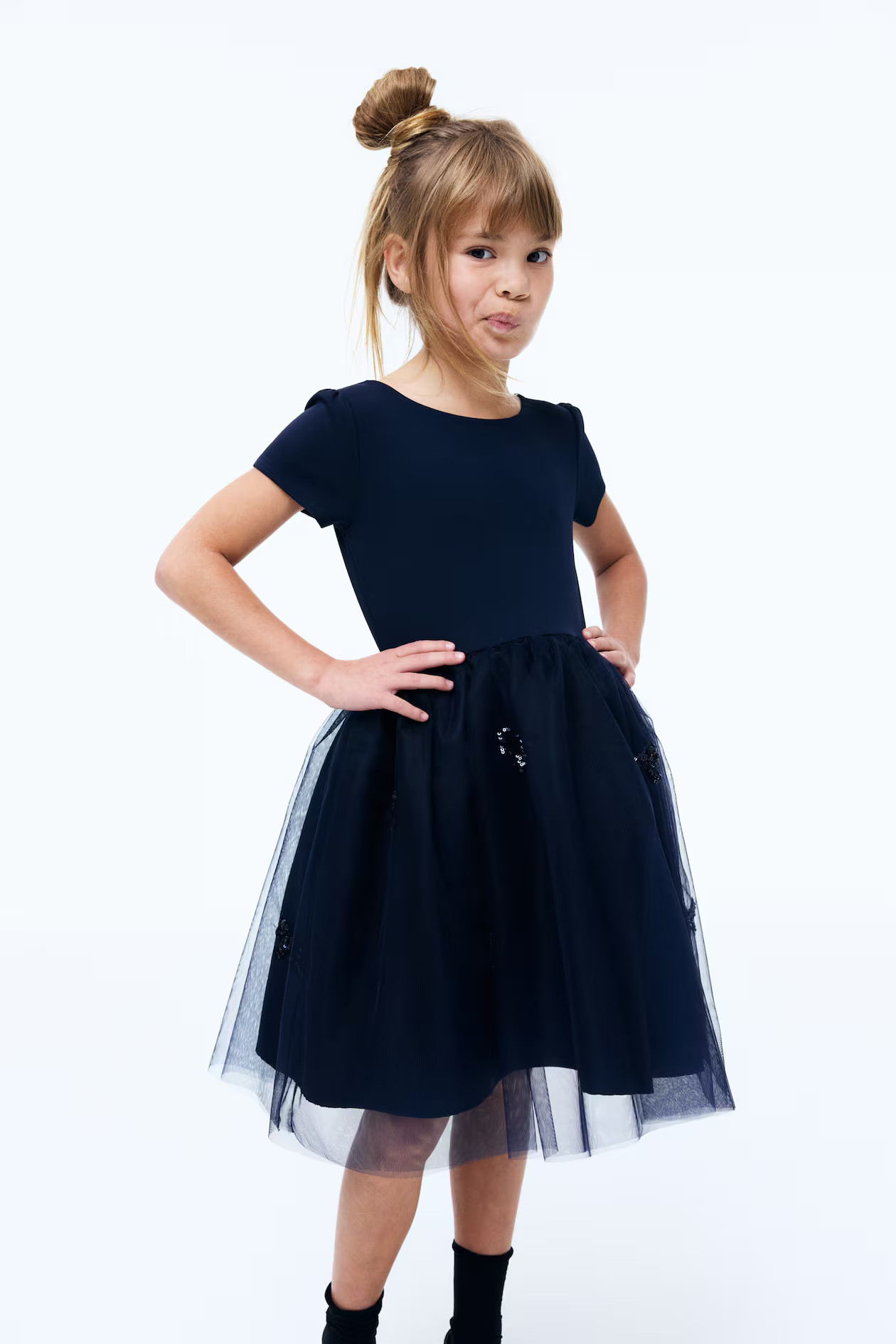 Dress with Flared Skirt | H&M (US + CA)