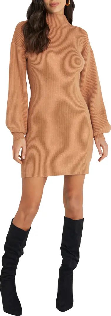 Funnel Neck Ribbed Sweater Dress | Nordstrom