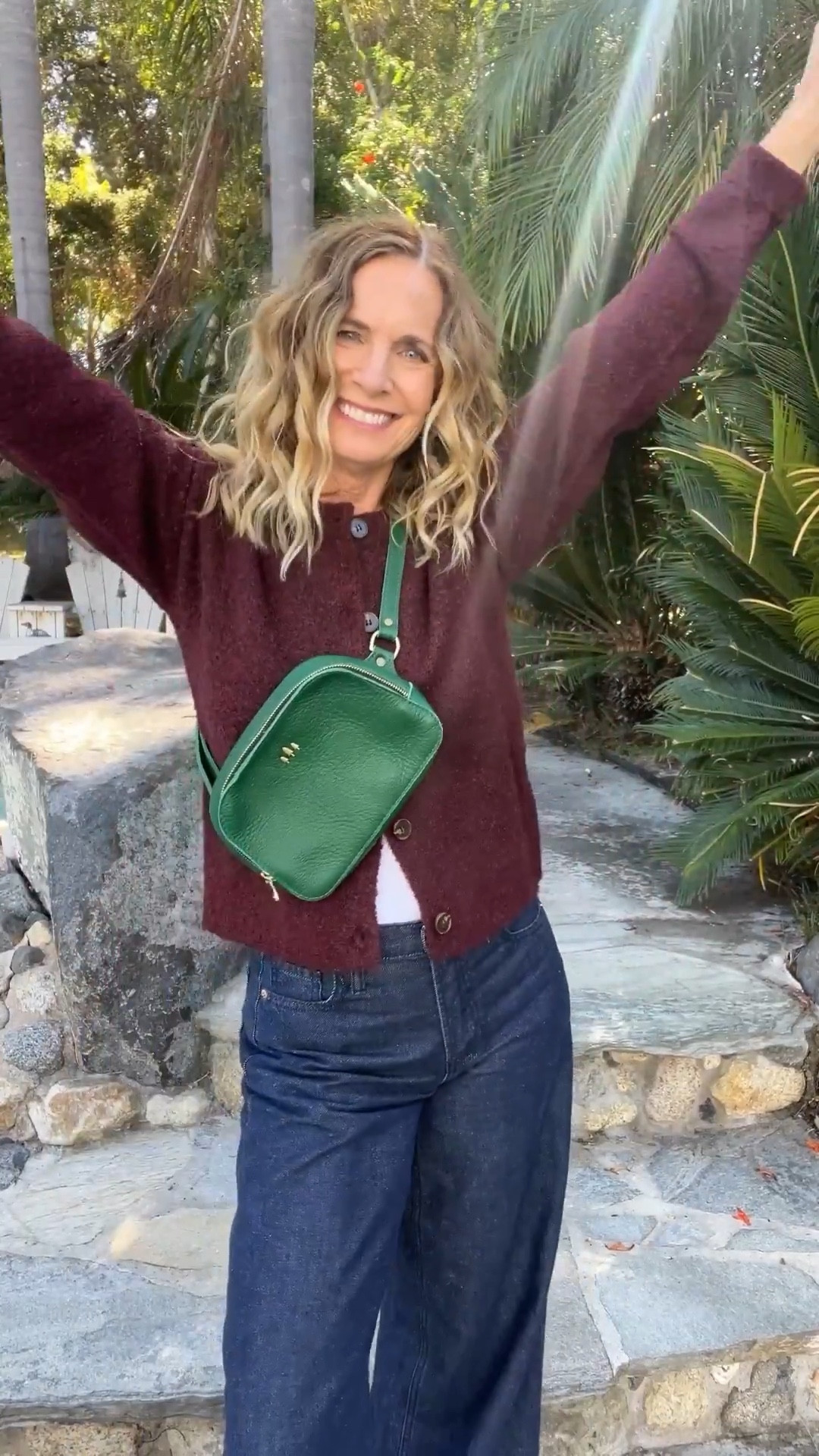Weekend style for women over 50.

Soft wide-leg denim, my favorite bouclé cardigan, and easy layers you’ll actually want to wear on repeat.
Because comfort and confidence never go out of style.

I’m 5’4” wearing 25, XS
Maryjane’s are TTS
Lip stain color sangria

#LTKStyleTip #LTKOver40 #LTKSeasonal