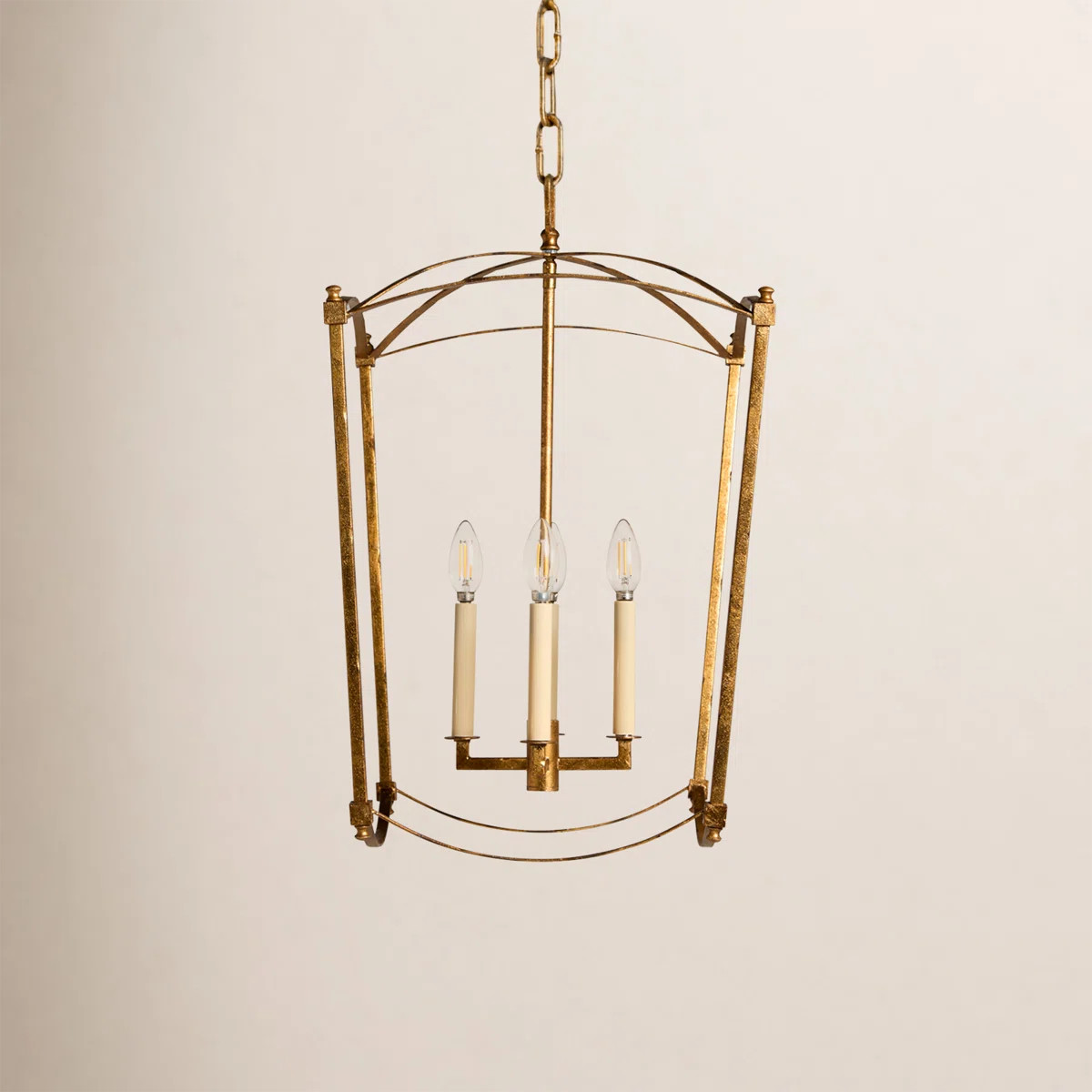 Olive 4 - Light Dimmable Lantern Geometric Chandelier | Wayfair North America