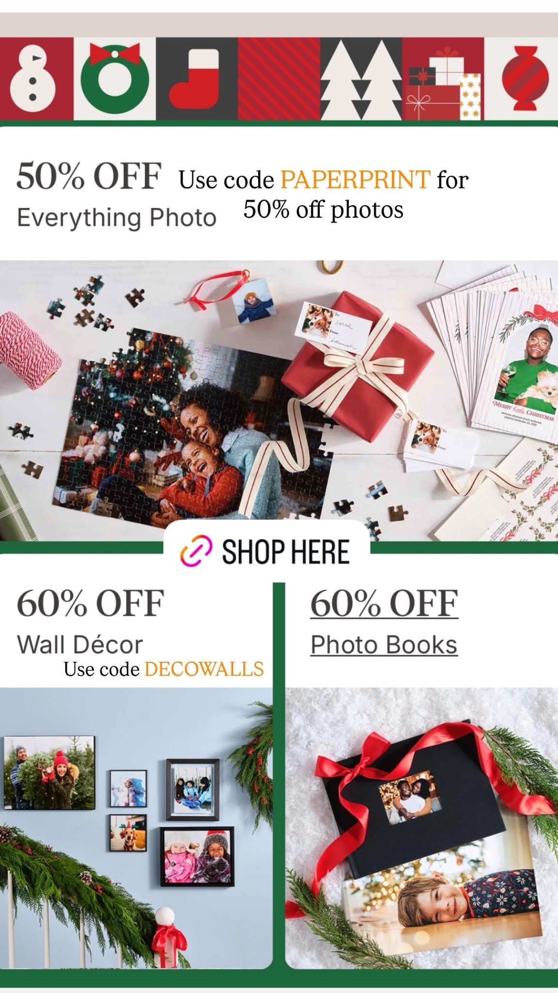 Use code PAPERPRINT for 50% off photos  Use code DECOWALLS for wall decor 

#LTKSaleAlert #LTKHoliday #LTKGiftGuide