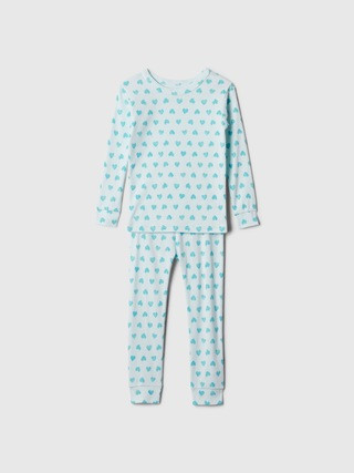babyGap 100% Organic Cotton Heart PJ Set | Gap Factory