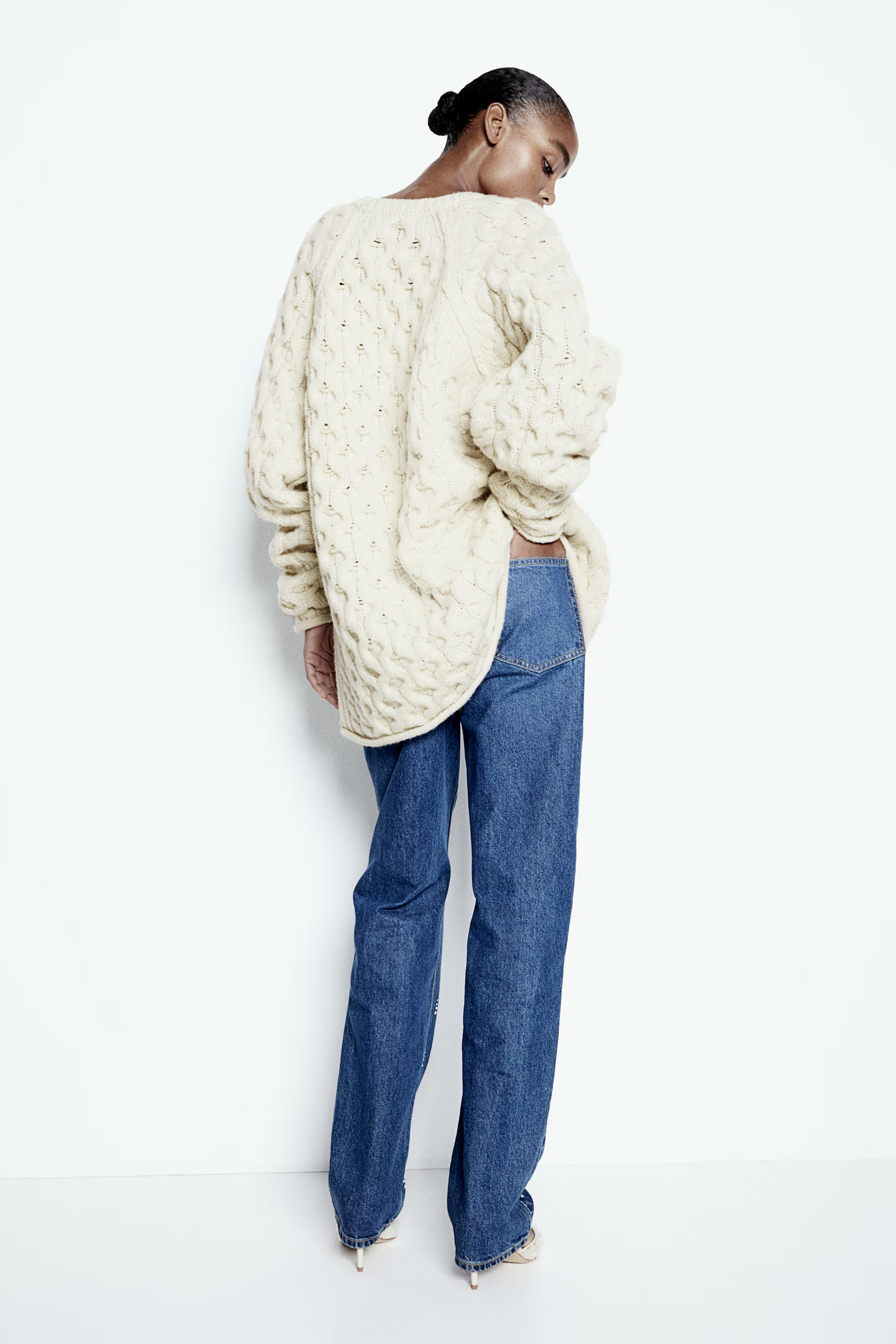 Cable-knit wool jumper | H&M (UK, MY, IN, SG, PH, TW, HK)