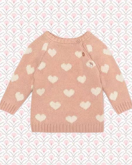 Heart sweater for Valentine’s Day! #valentinesday 