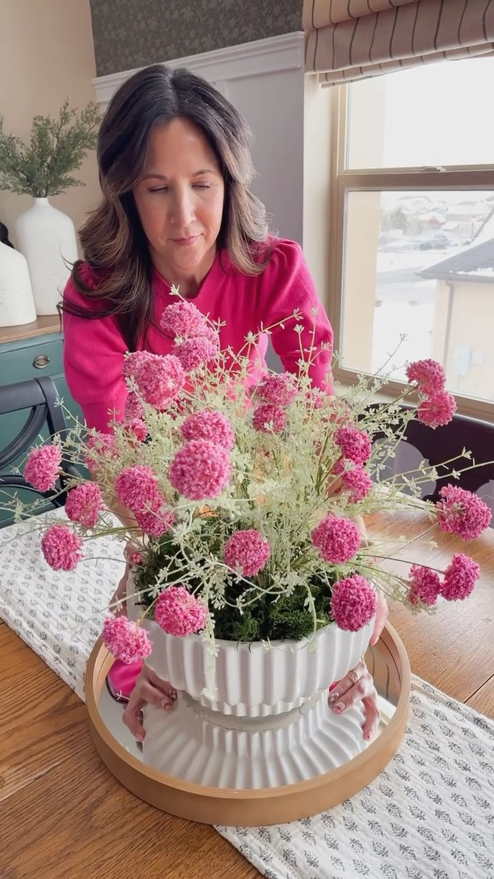 This Walmart planter pot made the perfect centerpiece for my kitchen table decor.  The perfect  tray styling for spring decor.  @_thepinklemon walmarthome, walmartpot, spring decor, kitchen tray decor, kitchen decor, kitchen must haves, decor trends, home decor #walmarthome #kitchen decor #traydecor #springdecor #LTKmostloved 

#LTKSeasonal #LTKfindsunder50 #LTKhome