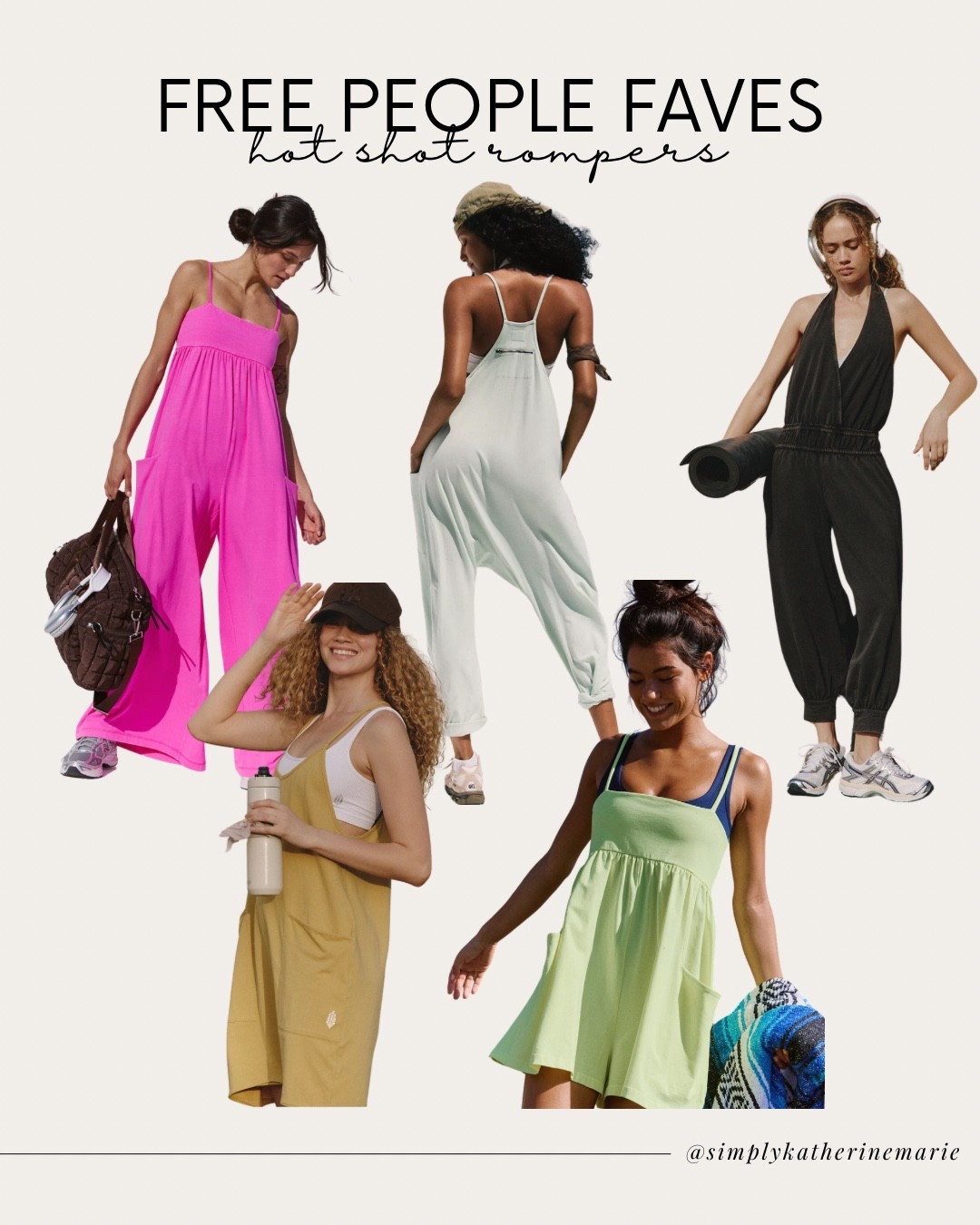 The hot shot rompers are such a great line of cotton athletic rompers from Free People that won’t break the bank.

#LTKActive #LTKfitnessgoals #LTKootd