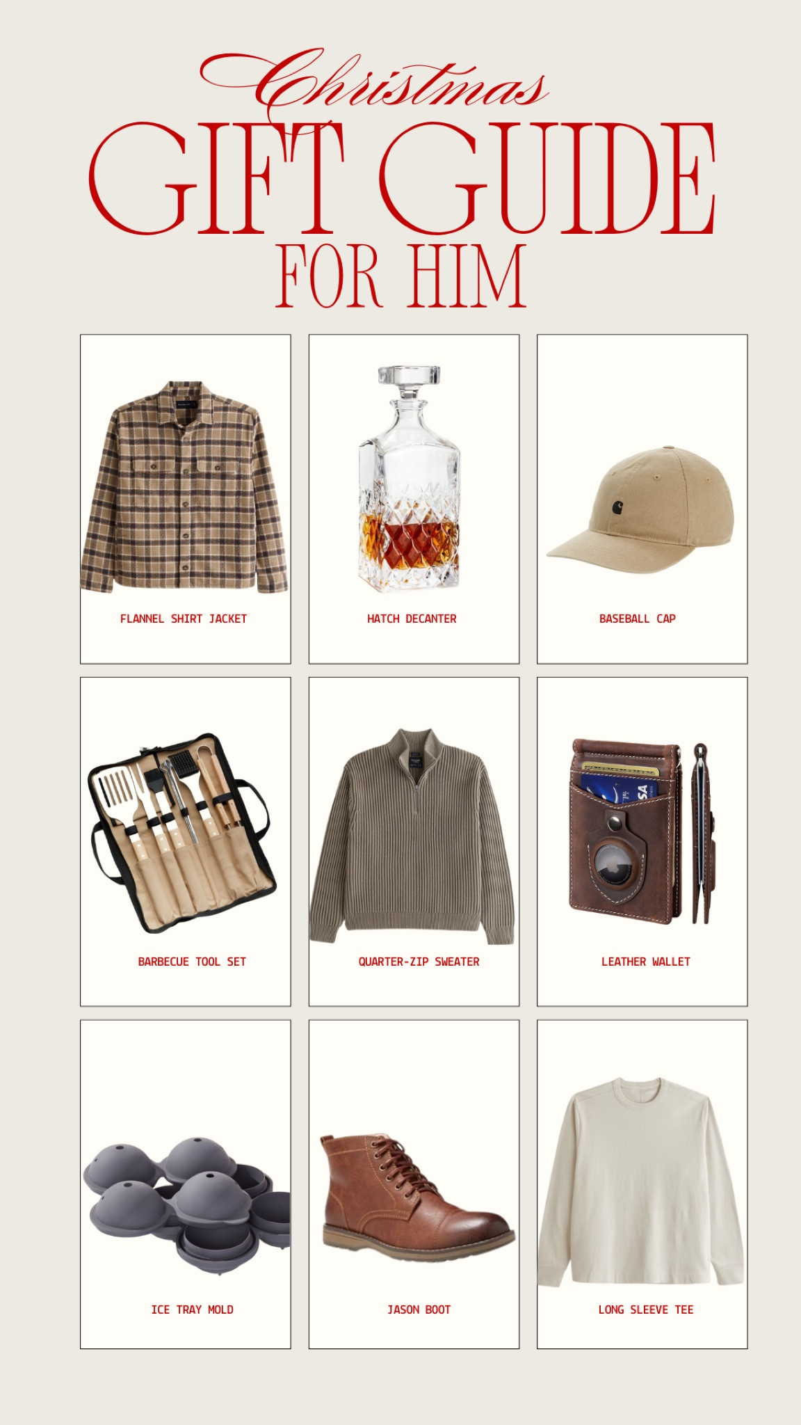 2024 Christmas gift guide for him. I know guys can be hard to shop for so I found some items that I know he would love at an affordable price too! 

#LTKGiftGuide #LTKHoliday #LTKSeasonal