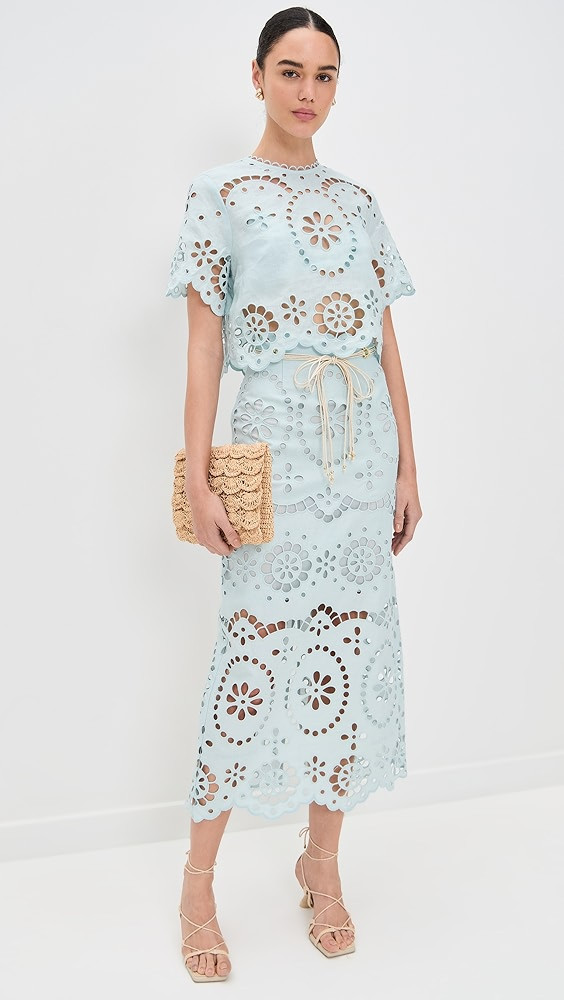 Awaken Embroidered Skirt | Shopbop