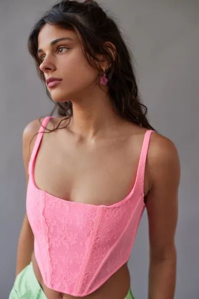 Out From Under Lovestruck Lace Corset | Urban Outfitters (US and RoW)